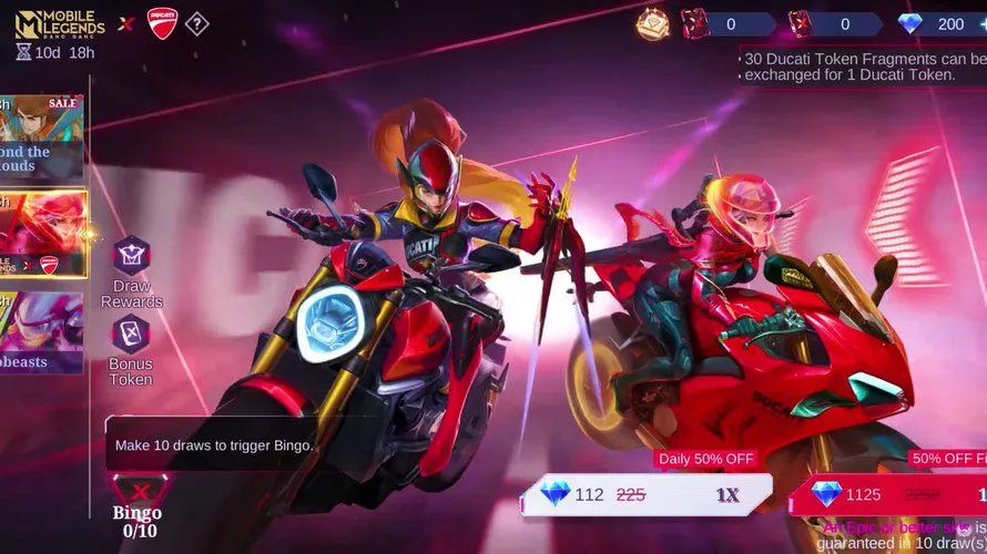 Mobile Legends Ducati Phase 1 and 2 Tasks: A Comprehensive Guide Tips & Codes