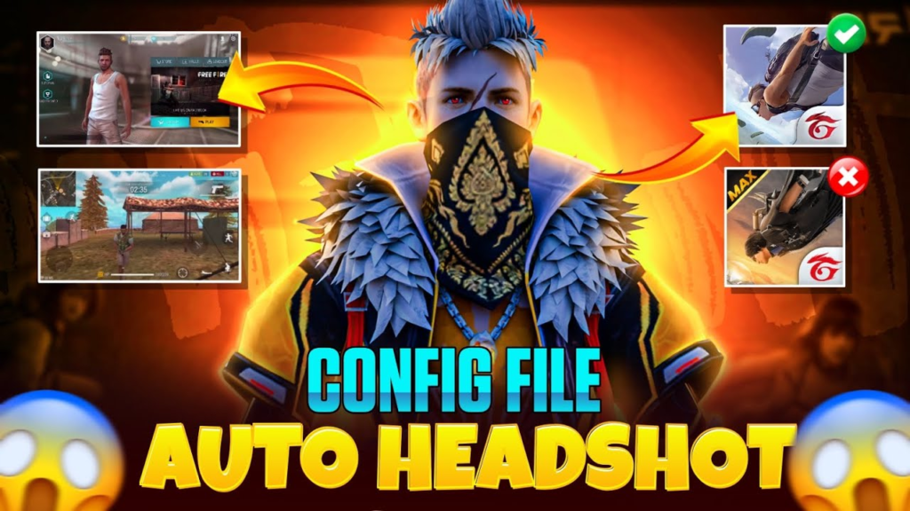 Free Fire Headshot Configuration File for AUTO HEADSHOT, AIMBOT, and LAG FIX Tips & Codes