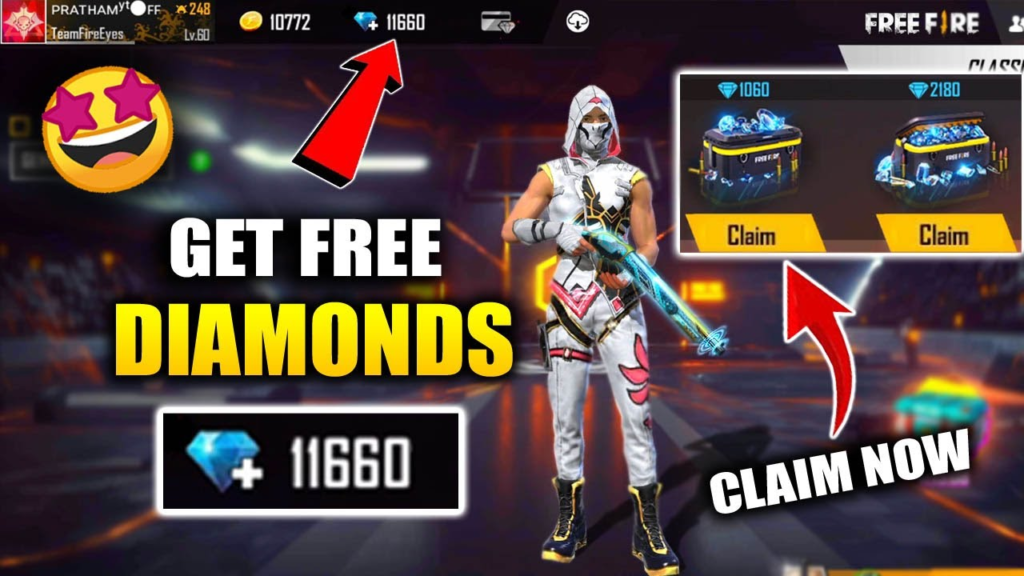 Unlimited Diamonds Included With Free Fire ID and Password Tips & Codes